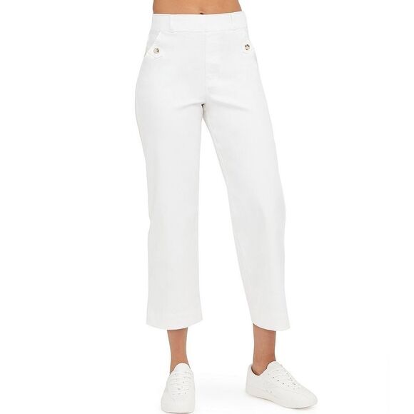 SPANX Pants - SPANX Stretch Twill Cropped Wide Leg Pants Women’s Size Small